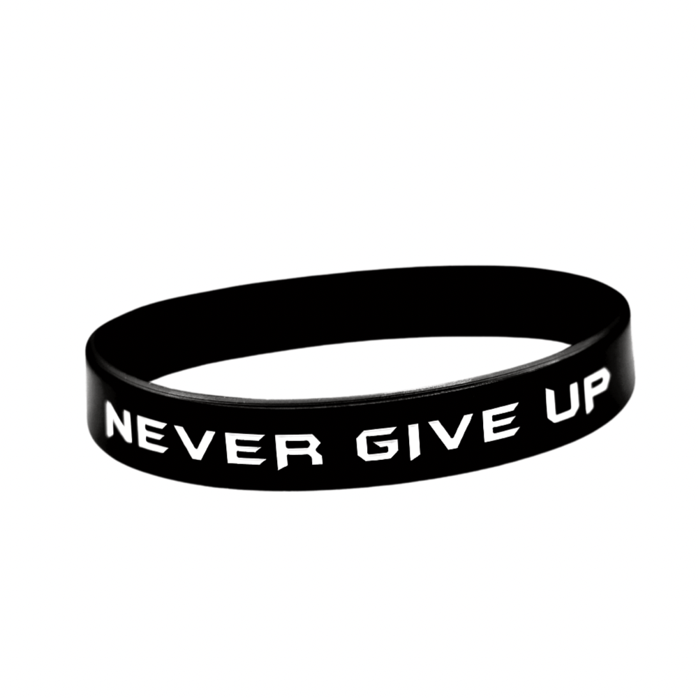 Never Give Up Wristband