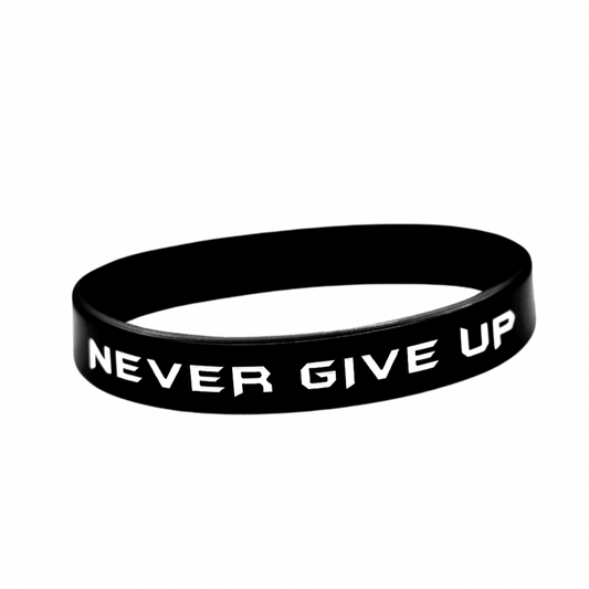 Never Give Up Wristband